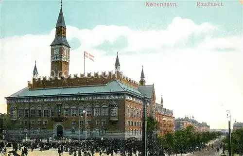 AK / Ansichtskarte Kobenhavn Raadhuset Kobenhavn