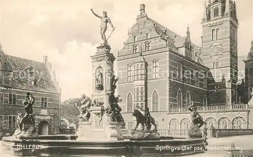 AK / Ansichtskarte Frederiksborg Springvandet Frederiksborg