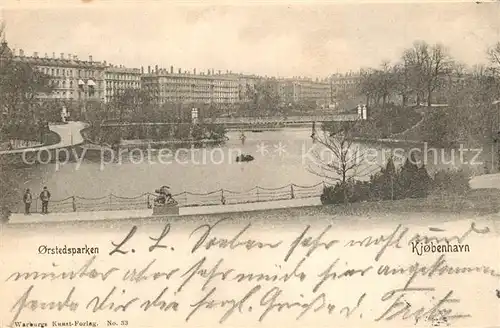 AK / Ansichtskarte Kobenhavn Orstedsparken Kobenhavn