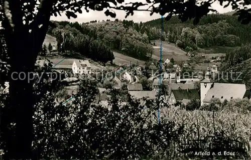 AK / Ansichtskarte Arfeld Ansicht vom Waldrand aus Arfeld