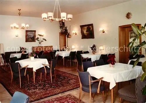 AK / Ansichtskarte Bad_Berleburg Hotel Restaurant Westfaelischer Hof Fruehstuecksraum Bad_Berleburg