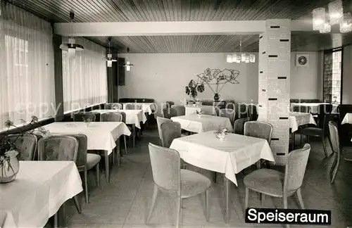 AK / Ansichtskarte Bad_Berleburg Hotel Bochumer Hof Speiseraum Bad_Berleburg
