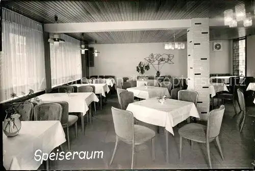 AK / Ansichtskarte Bad_Berleburg Hotel Bochumer Hof Speiseraum Bad_Berleburg