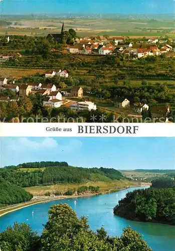 AK / Ansichtskarte Biersdorf_See Panorama Blick ueber den Stausee Biersdorf See