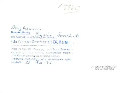AK / Ansichtskarte Berghausen_Wittgenstein Pension Forstbach Fruehstuecksraum Berghausen_Wittgenstein