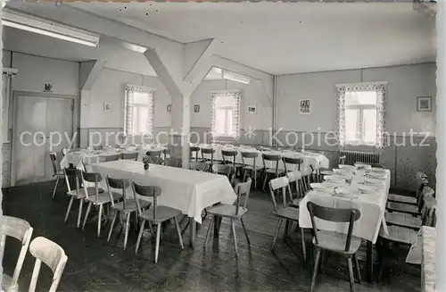AK / Ansichtskarte Latzbruch Jugendherberge Speisesaal Latzbruch