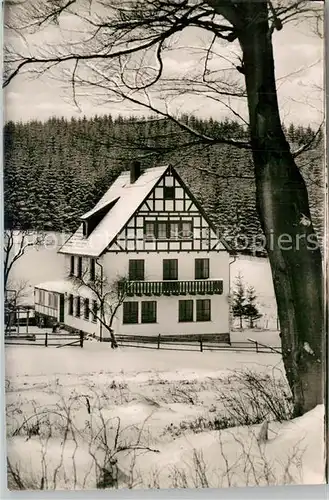 AK / Ansichtskarte Didoll Gasthof Pension Didoll Wittgensteiner Bergland im Winter Didoll