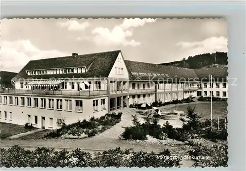 AK / Ansichtskarte Bad_Berleburg Kriegsblindenkurheim Kneippheilbad Bad_Berleburg