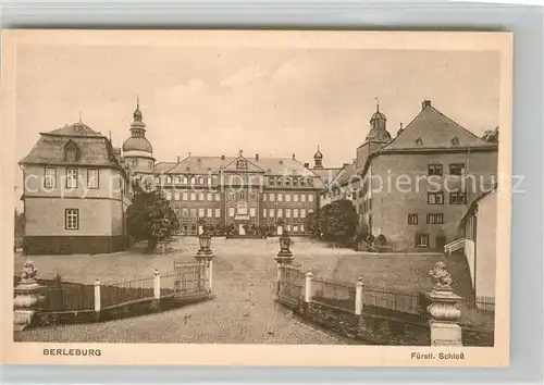 AK / Ansichtskarte Bad_Berleburg Fuerstliches Schloss Bad_Berleburg