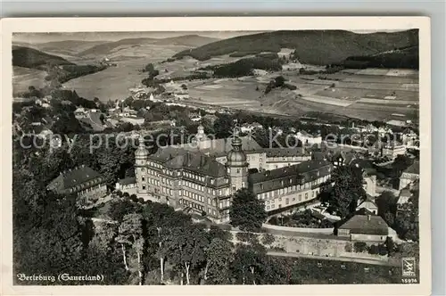 AK / Ansichtskarte Bad_Berleburg Schloss Fliegeraufnahme Bad_Berleburg