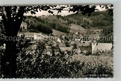 AK / Ansichtskarte Arfeld Ansicht vom Waldrand aus Arfeld