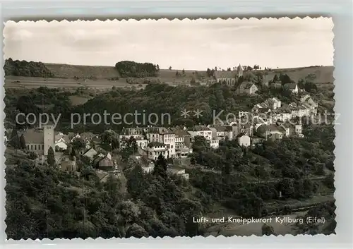 AK / Ansichtskarte Kyllburg_Rheinland Pfalz Panorama Luft  und Kneippkurort Kyllburg_Rheinland Pfalz