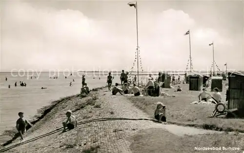 AK / Ansichtskarte Burhave Nordseebad Sgtrand Burhave