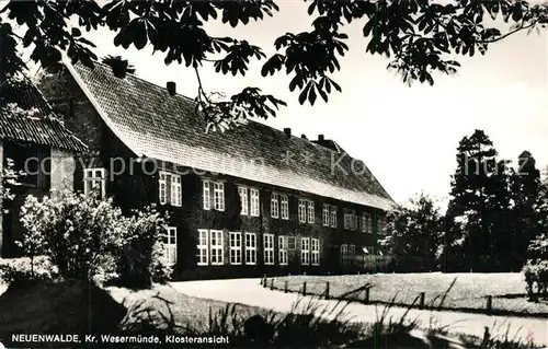 AK / Ansichtskarte Neuenwalde_Wesermuende Klosteransicht Neuenwalde Wesermuende