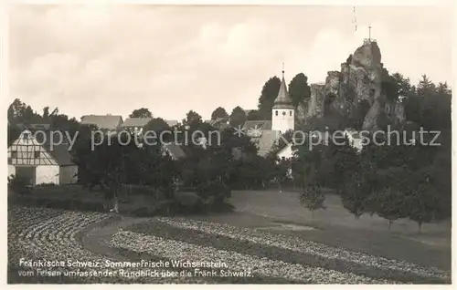 AK / Ansichtskarte Wichsenstein Kirche Panorama Wichsenstein