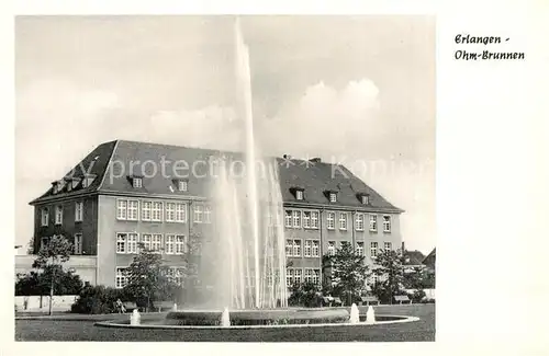 AK / Ansichtskarte Erlangen Ohm Brunnen Erlangen