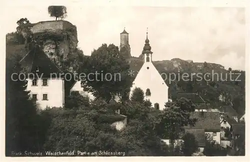 AK / Ansichtskarte Waischenfeld Schlossberg Waischenfeld