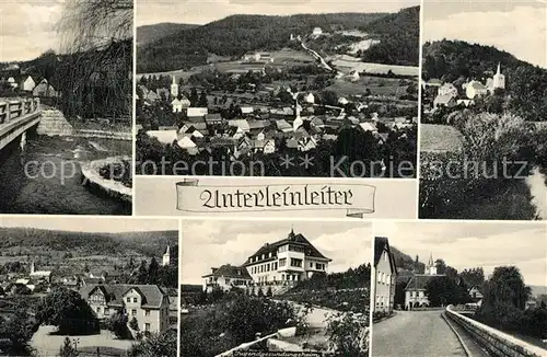 AK / Ansichtskarte Unterleinleiter Jugendgesundungsheim Panorama Unterleinleiter