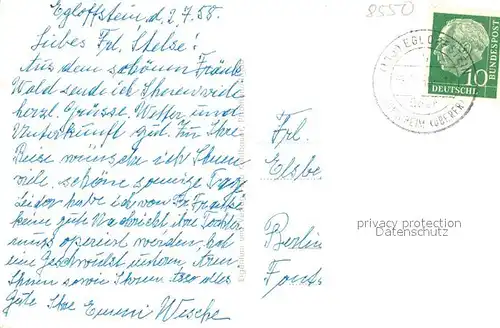 AK / Ansichtskarte Egloffstein Panorama Egloffstein