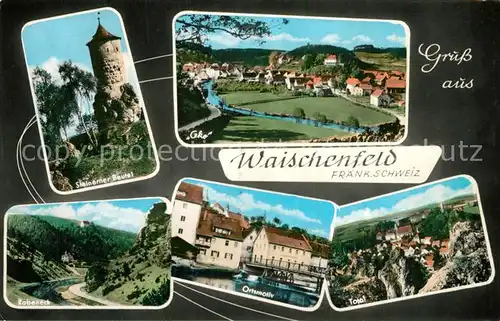 AK / Ansichtskarte Waischenfeld Rabeneck Steinerner Beutel Waischenfeld