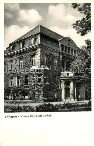 AK / Ansichtskarte Erlangen Universitaetsbibliothek Erlangen