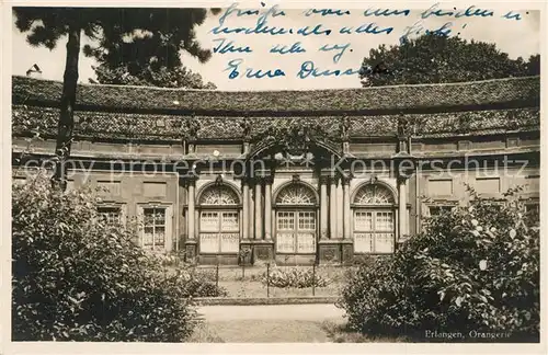 AK / Ansichtskarte Erlangen Orangerie Erlangen