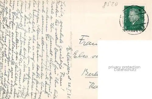 AK / Ansichtskarte Erlangen Orangerie Erlangen