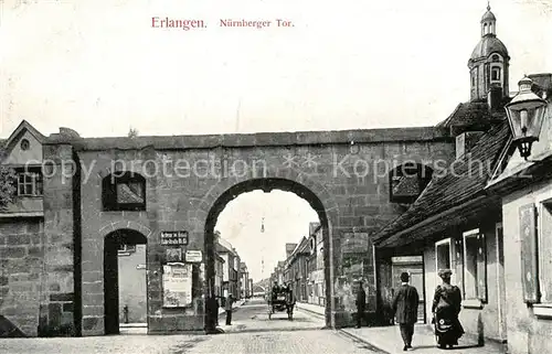 AK / Ansichtskarte Erlangen Nuernberger Tor Erlangen