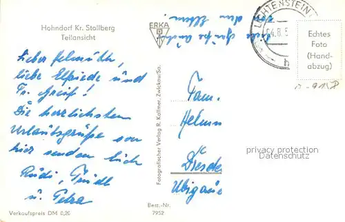 AK / Ansichtskarte Hohndorf_Stollberg Panorama  