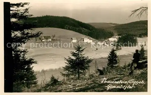 AK / Ansichtskarte Frauenstein_Grimmlitztal Panorama Frauenstein_Grimmlitztal