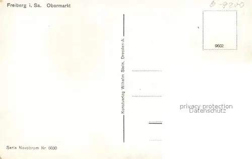 AK / Ansichtskarte Freiberg_Sachsen Obermarkt Freiberg Sachsen
