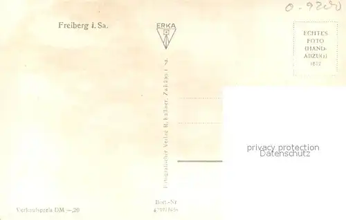 AK / Ansichtskarte Freiberg_Sachsen Panorama Freiberg Sachsen