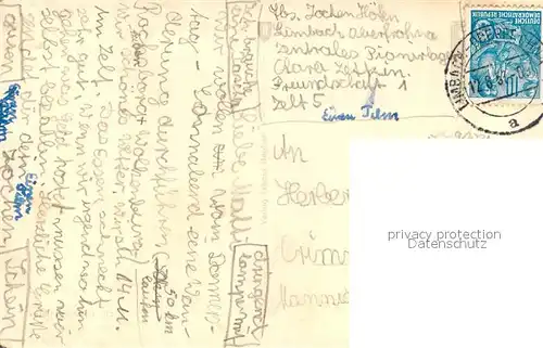 AK / Ansichtskarte Limbach_Oberfrohna Park Stadtpanorama Limbach Oberfrohna