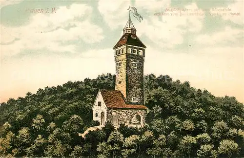 AK / Ansichtskarte Plauen_Vogtland Aussichtsturm Baerenstein  Plauen_Vogtland