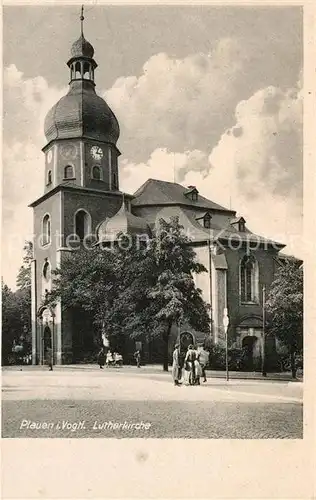 AK / Ansichtskarte Plauen_Vogtland Lutherkirche Plauen_Vogtland
