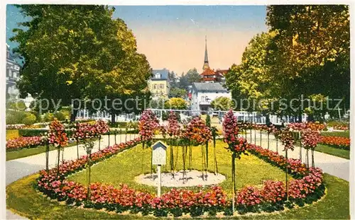 AK / Ansichtskarte Elster_Bad Rosengarten Elster_Bad