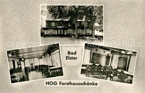 AK / Ansichtskarte Bad_Elster HOG Forsthausschaenke Bad_Elster