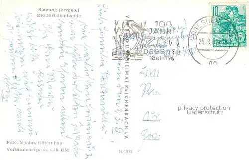 AK / Ansichtskarte Satzung Hirtsteinbaude Satzung