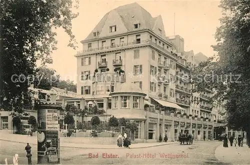 AK / Ansichtskarte Bad_Elster Palasthotel Wettinerhof Bad_Elster