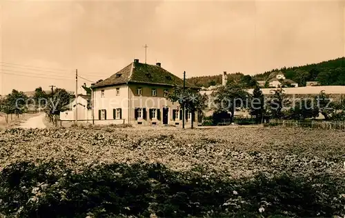 AK / Ansichtskarte Schoenberg_Bad_Brambach Pension Thieme Schoenberg_Bad_Brambach
