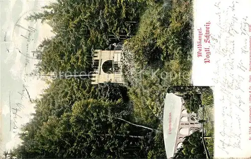 AK / Ansichtskarte Plauen_Vogtland Elstertalbruecke Waldkanzel Plauen_Vogtland