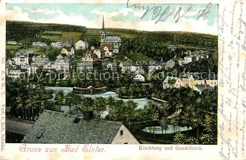 AK / Ansichtskarte Bad_Elster Kirchberg Gondelteich Bad_Elster