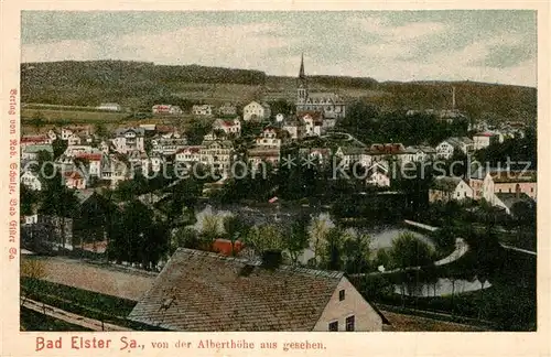 AK / Ansichtskarte Bad_Elster Blick von der Alberthoehe Bad_Elster