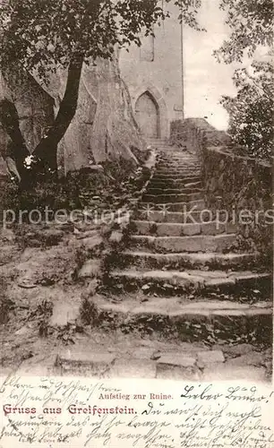 AK / Ansichtskarte Greifenstein_Burgruine Panorama Greifenstein_Burgruine