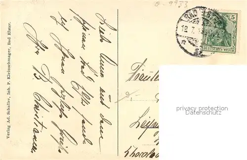 AK / Ansichtskarte Bad_Elster Panorama Bad_Elster