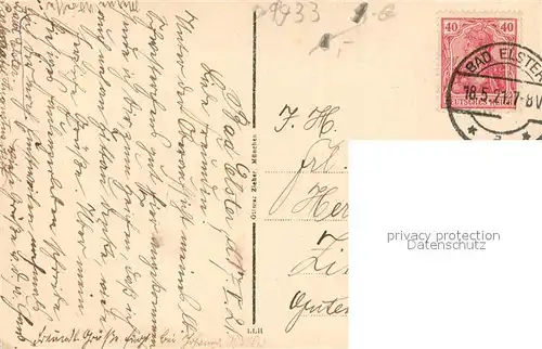 AK / Ansichtskarte Bad_Elster Louisa See Bad_Elster