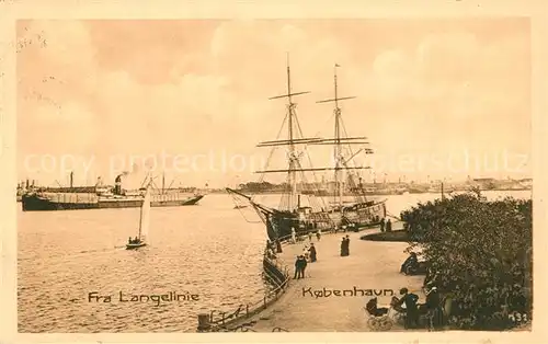 AK / Ansichtskarte Kobenhavn Fra Langelinie Kobenhavn