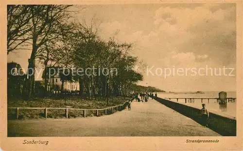 AK / Ansichtskarte Sonderburg Strandpromenade Sonderburg