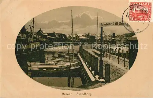 AK / Ansichtskarte Svendborg Havnen Svendborg