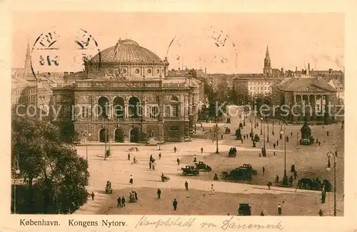 AK / Ansichtskarte Kobenhavn Kongens Nytorv Kobenhavn